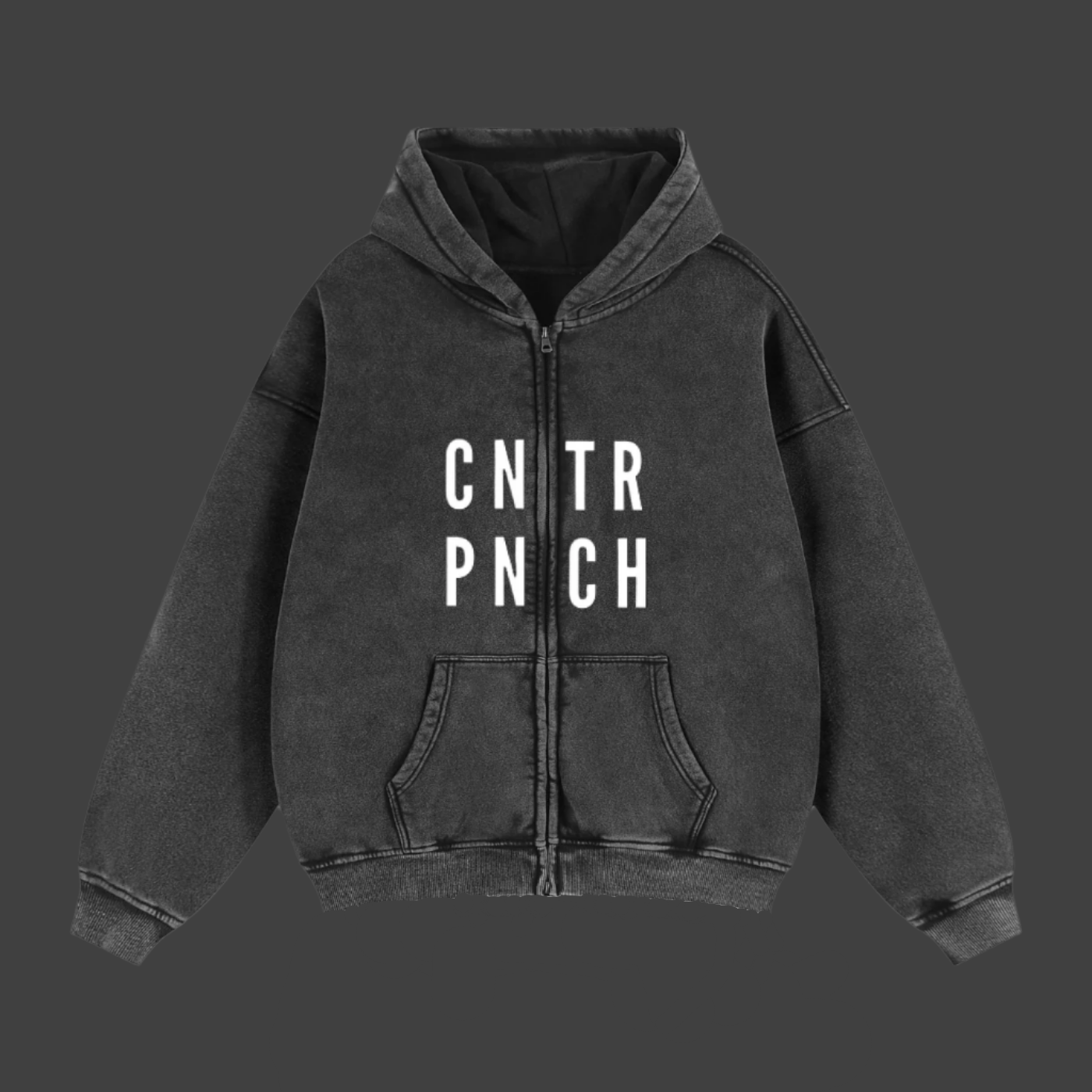 Bones Cotton Fleeced Boxy Hoodie