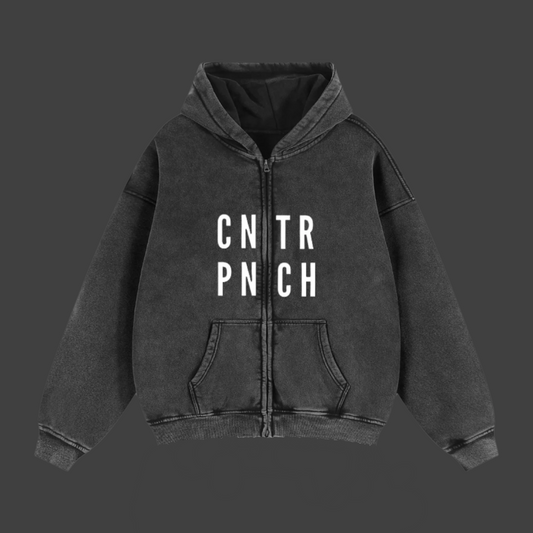Bones Cotton Fleeced Boxy Hoodie