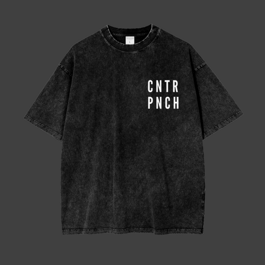 Bones Snow Washed Oversized Tee
